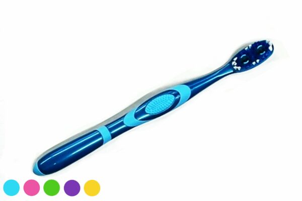 40-Tuft Adult 360 Pastel Brush with Tongue Cleaner | Imprinting Available